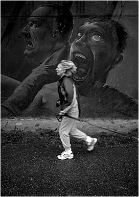 Straßenmaler | street painter | 03.04.07 Trier, Deutschland